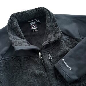 Avalanche Women's Me Black Fleece Full Zip Outdoor Apparel Weather Shield Jacket